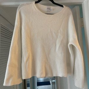 Basic white sweater